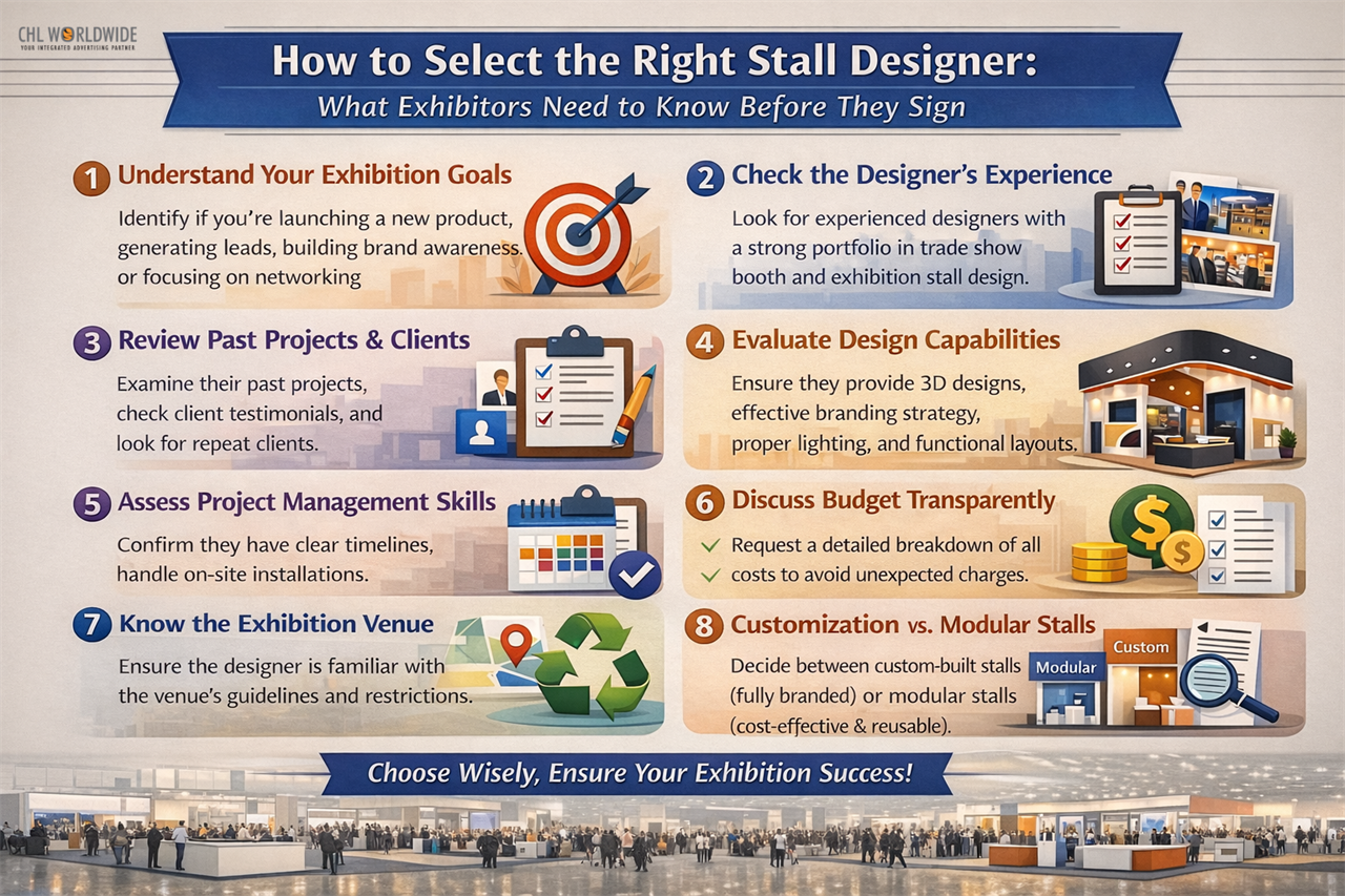 How to Select the Right Stall Designer: What Exhibitors Need to Know Before They Sign